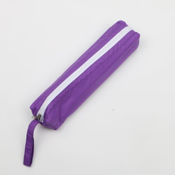 21 Inch Purple Golf Umbrella Logo Printed , Ladies Windproof Umbrella Lightweight