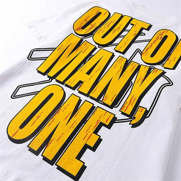 T-Shirt Men Fashion Design Wash Water Black Hip Hop Heavyweight Cotton Tops Tees Graphic Men T Shirt
