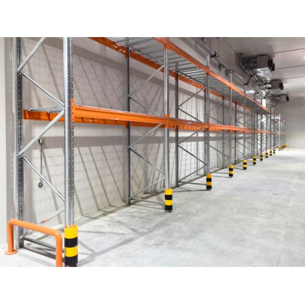 Heavy Duty Pallet Rack Protector Warehouse Pallet Rack Column Protection Flexible Plastic Guard Upright Protector