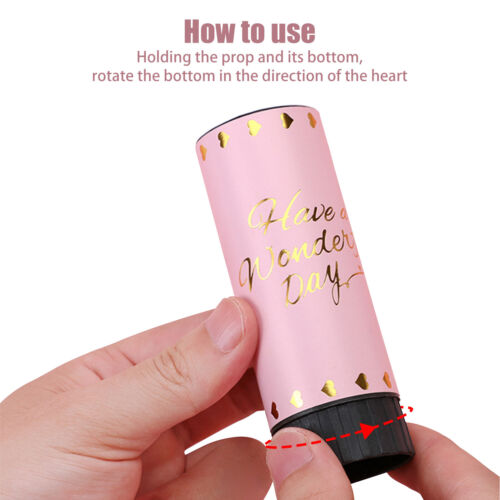 Custom Logo Happy Wedding Birthday Party Biodegradable Paper Spring Confetti Poppers