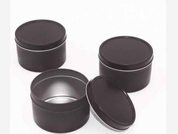 6 latas de alumínio da cor com os cartuchos do armazenamento do metal das tampas 50g