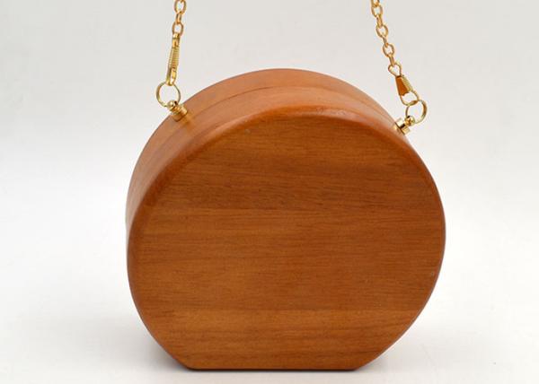 Mini Day - Used Handmade Clutch Purse , Women Round Unique Clutch Purse