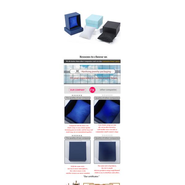 Single Slot Twill Grain Paper Watch Box Packaging with Detachable Pillow