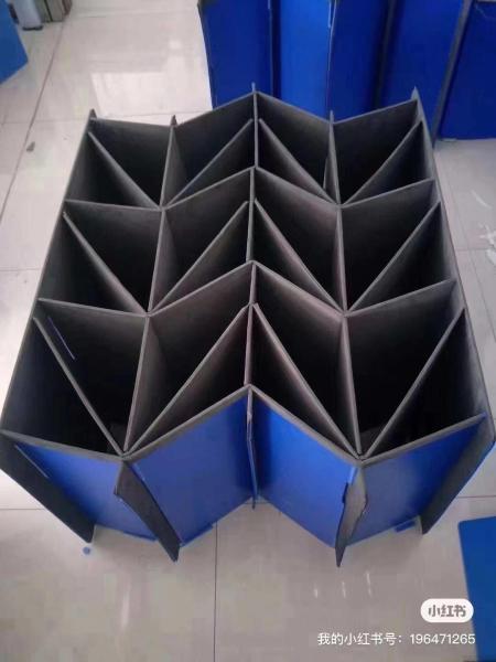 Hollow Sheet Plastic Dividers Box Anti Static Partitioned Plastic Storage Boxes Customized