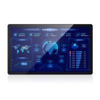 Parte dianteira IP65 computador 300nits de Vesa Mount Pc Touch Screen de 27 polegadas