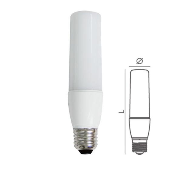 High Watt 12w LED Stick Bulb E27 B22 G24 16w CFL Replacement with 25000 Working Hours