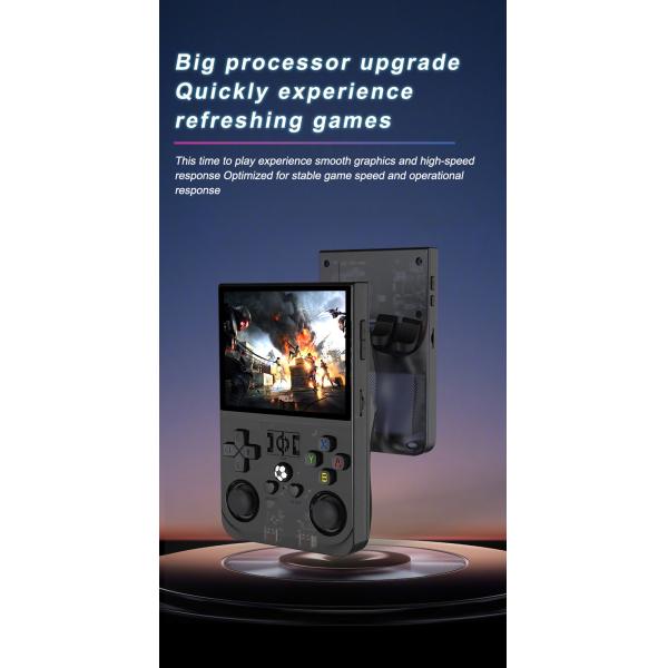 Open Source R36 PRO Retro Handheld Video Game Console Linux System 3.5 Inch IPS Screen Portable Game Console