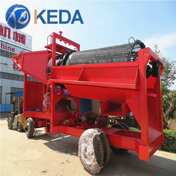 Small Scale Mini Portable Gold Trommel Wash Plant with Siphon Mobile Plant for Efficient Gold Recovery