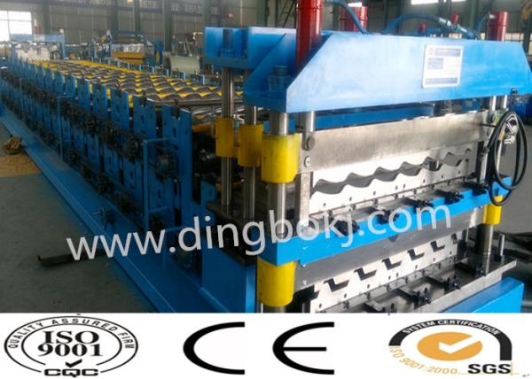 5.5Kw Metal Roofing Forming Machine with PLC control box