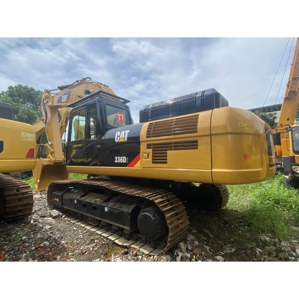 2021 Подержанный 36-тонный экскаватор Yellow Crawler Cat 336d2 с двигателем CAT C9 для продажи