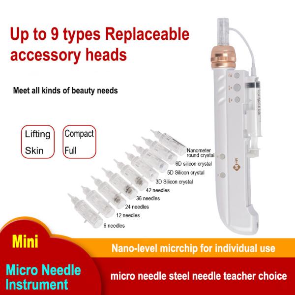 7 lights Nano Derma Pen 3 in 1 Mini Water Mesotherapy Injector for Breast Enhancers