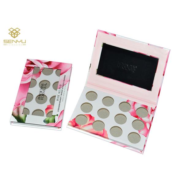 1200g Grey Custom Cosmetic Packaging Boxes Luxury Cardboard Eyeshadow Packaging