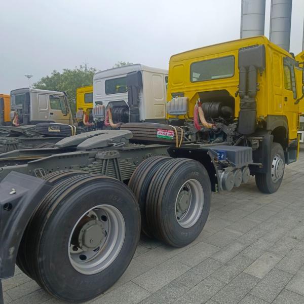 31-40t Load Capacity Used HOWO371HP Tractor Transport Truck with Hydraulic Steering