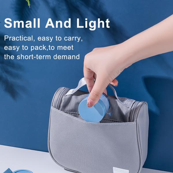 Frasco plástico azul 10ml do creme de cara da etiqueta PETG da etiqueta a 50ml