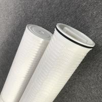 Les 5 microns industriel pp ont plissé la haute cartouche de rechange d'écoulement pour le traitement de l'eau
