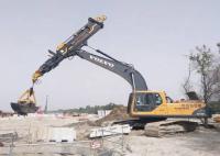 excavador Telescopic Boom de la cubierta de 1600kg Mini Excavator Long Reach Attachment