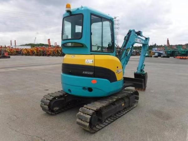 Excavadora Kubota de segunda mão de 3 toneladas com máquinas usadas do motor Kubota