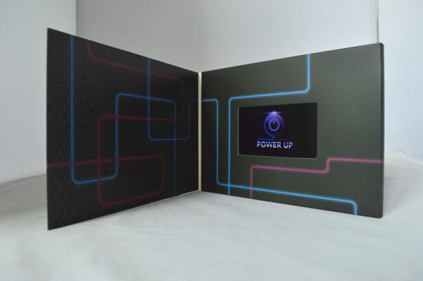 Portable Foldable LCD Gift Card Hard Paper Cover For Medicine Industry