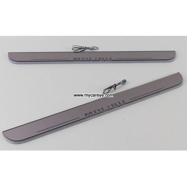 Holden Malibu Car accessory stainless steel scuff plate door sill LED light