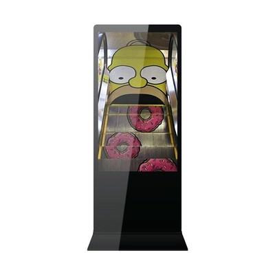 Customized LCD Kiosk Floor Stand 550cd/M2 High Brightness 1920×1080P
