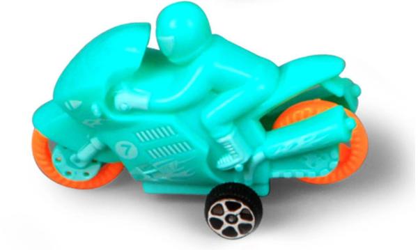 Friction Return Motorcycle Small Toy Car Four Small Plastic Motorcycle Small Boy OPP Packaging Material 