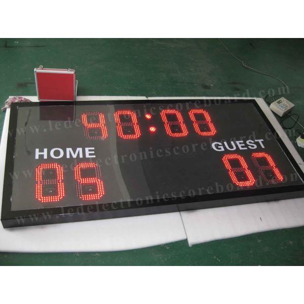 2 Warranty Soccer Electronic Scoreboard Portable Red Color 900mm*1600mm*100mm