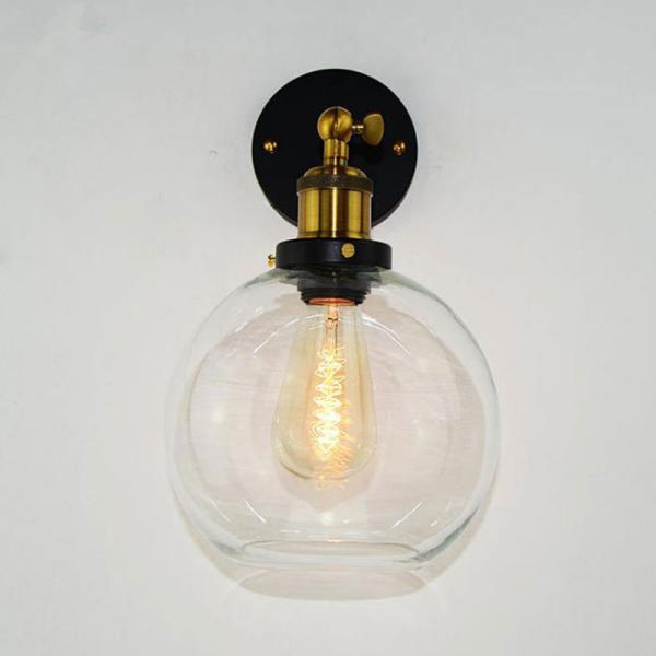 dison bulb included Glass Wall Sconces lamp light Kitchen Lamp （WH-VR-108）