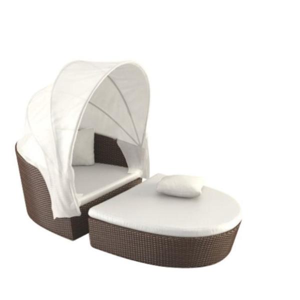 CE BSCI Sun Beds Waterproof Fabric Sun Lounger Day Bed Outdoor Chair Garden