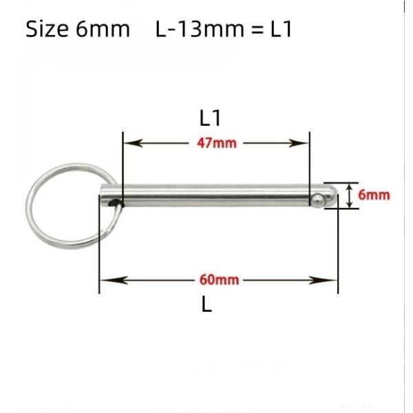 Stainless Steel Quick Release Ball Pin with Durable Spring Pin Design and Corrosion-Resistant Carbon Steel Material