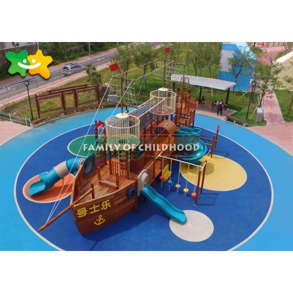 Пиратский корабль оборудования спортивной площадки уникальных детей на открытом воздухе сформированный для меньшего Титкес