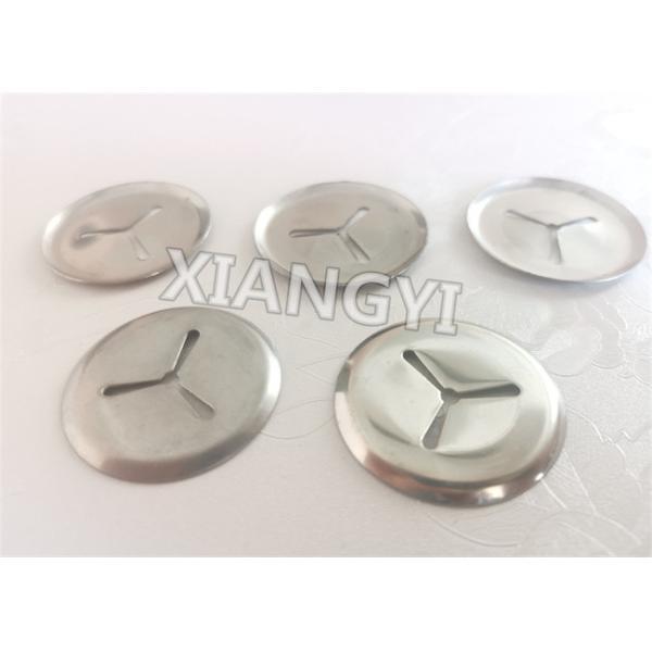 38mm Stainless Steel 3 Slots Self Locking Washer For Fixing Insulation Nails