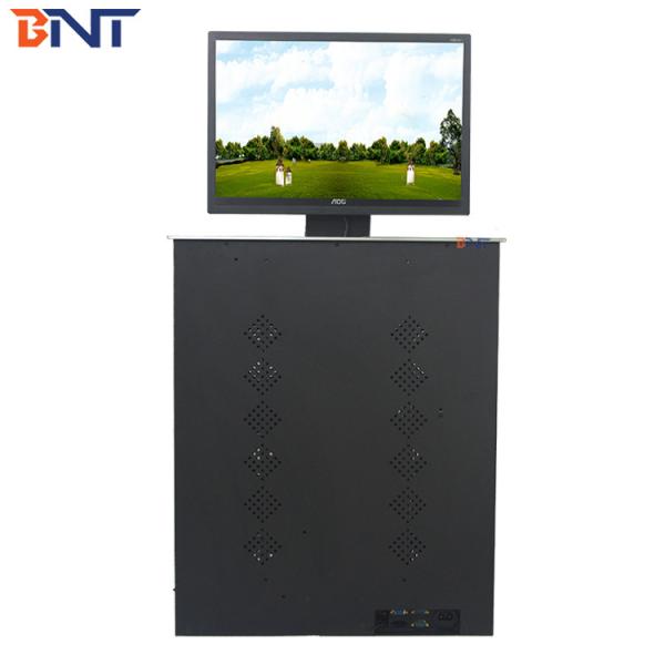 Automatic Computer Monitor Lift , Low Noise Motorized Lift Mechanism