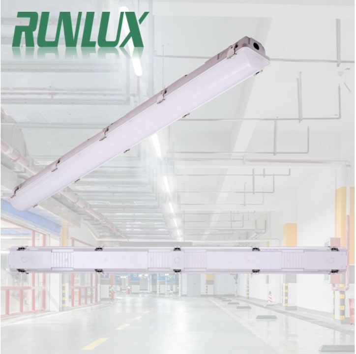 Energy-saving 2ft/4ft/5ft/8ft Tri-proof Light with 50000 Hours Lifespan and IP66 IK10