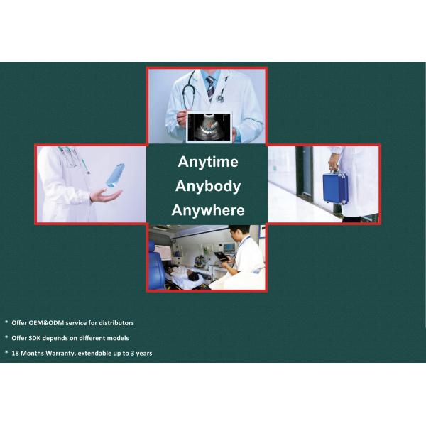 128 Elements Medical Hospital Equipments Color Doppler Portable Wireless Ultrasound Machine 3 In 1