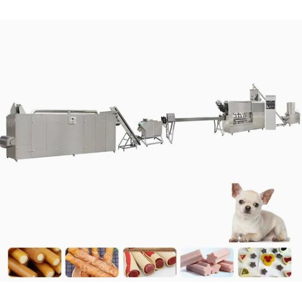Single Screw Extrued 250kg / Hour 35KW Pet Treat Machine