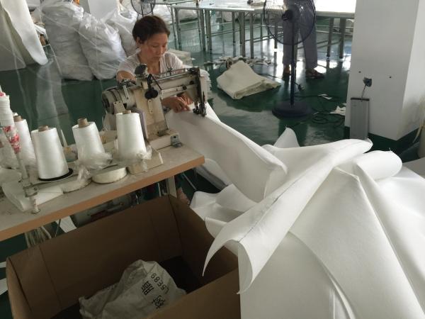 50m / Roll PTFE Filter Cloth Polypropylene Felt Filter Bags 500gsm Polyimide Material