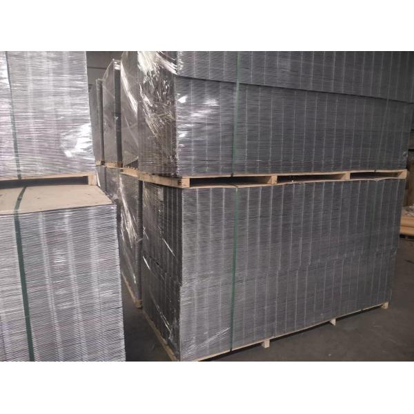 Powder Coated Welded Wire Mesh , Hot Dipped Galvanized Wire Fence Panels Black