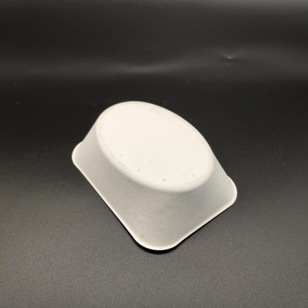 White Sugarcane Pulp Wet-pressed Pulp Molding Multifunctional Square Disposable Paper Cups/Glasses with Waterproof & Moisture-proof Properties