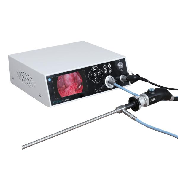 Sistema de cámara de endoscopia LED de 100W 4K con fuente de luz incorporada para laparoscopio