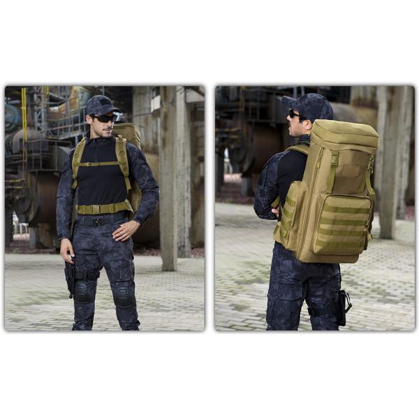 Tactical ornaments Army Backpack, Tactical Hiking Daypack 70-85L ornaments MOLLE Assault Backpack Army Traveling Campi