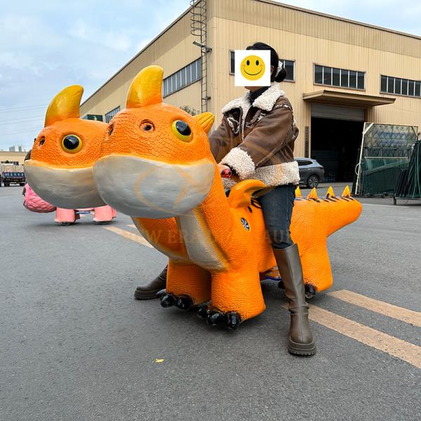 Scooter Eléctrico de Dinosaurio con Diseño Realista de 350W, Montable de Dinosaurio Eléctrico a Batería