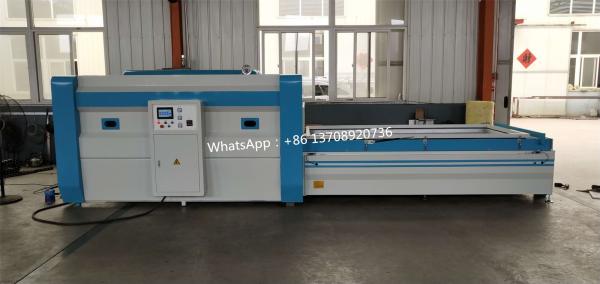 Kitchen cabinet pvc door making machine automatic vacuum membrane press machine