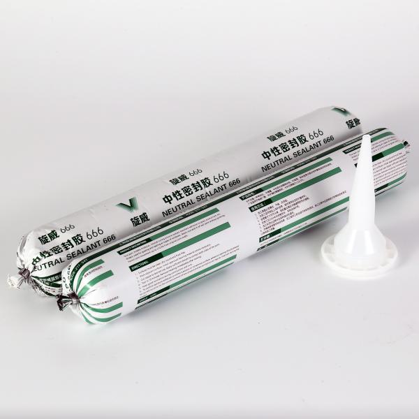 Door And  Window Silicone Caulk Silicone / Waterproof Silicone Glue No Corrosion