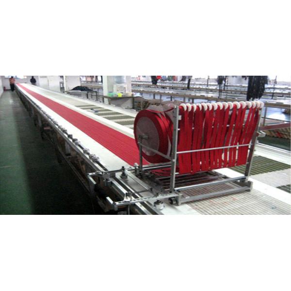 Single Custom Cotton Lanyards Floating Carabiner Mixed Blue Colors 125mm Length