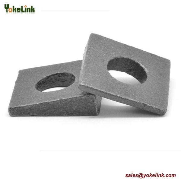 1 Grade F436 Square Beveled Structural Hardened Washer Medium Carbon Steel Plain Finish