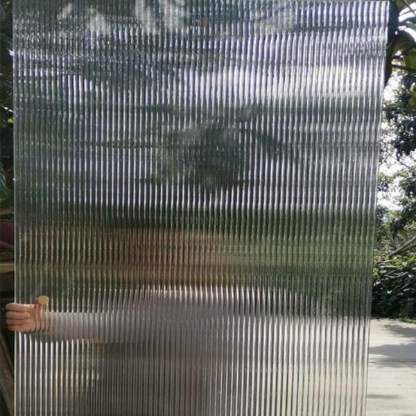 Low Iron Solar Patterned Tempered Glass Rainbow Satinlite Super White