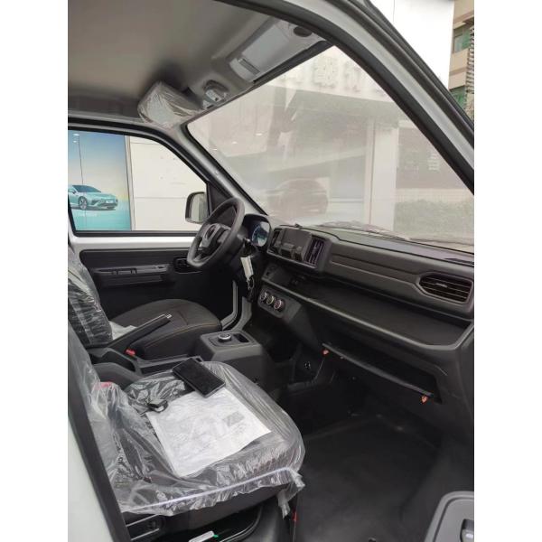 Mini camión eléctrico con suspensión trasera Macpherson y volante multifunción