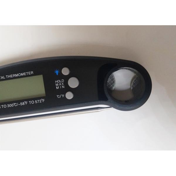 Stainless Steel Probe Foldable BBQ Meat Thermometer Waterproof IP67 FDA Standard