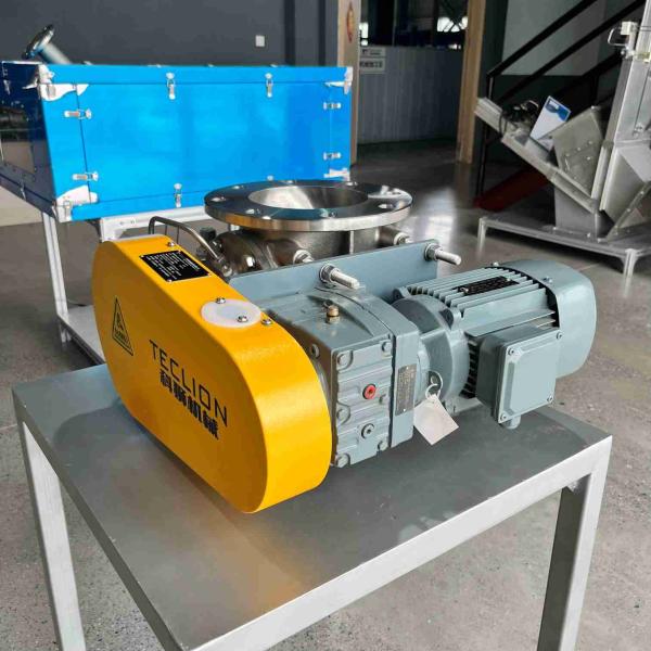 Stainless steel external bearing rotary airlock feed valve