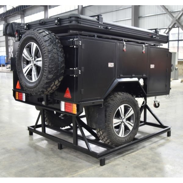 Luxury 4x4 Small Mini Trailer Off-road Vehicle Camper Trailer Overland Car Camping Recreational RV Travel Trailer for Sale